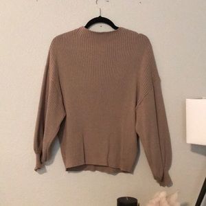 TCEC Oversized Drop Shoulder Knit Sweater